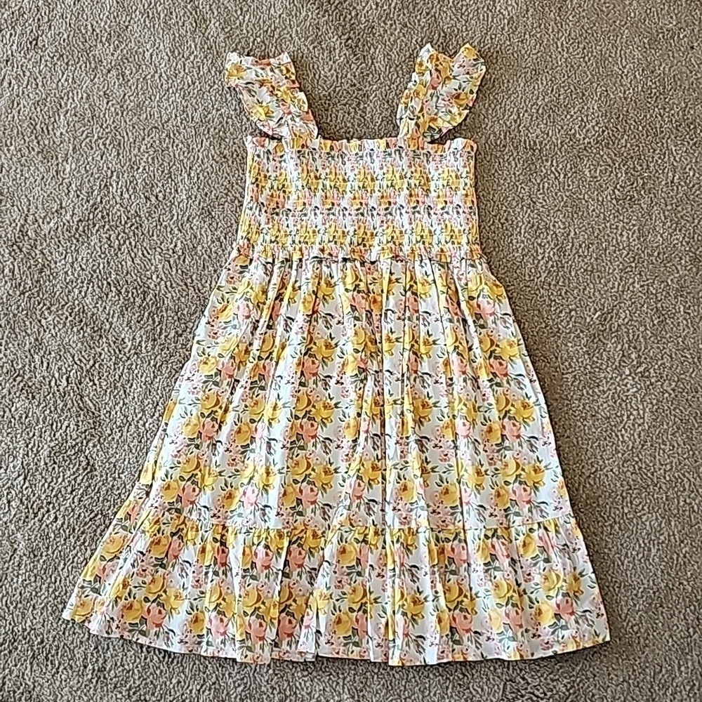 Janie and Jack Emily Sundress Size 18 Cotton Floral